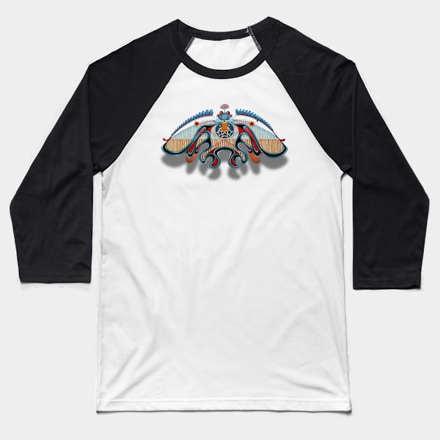 phantom moth Baseball T-Shirt by federicocortese